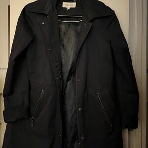 Navy blue Gap trench coat